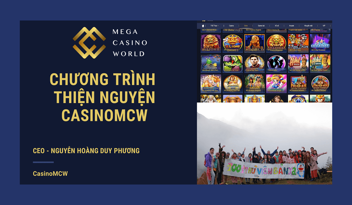 Đôi nét về CasinoMCW và hoạt động vì trẻ em